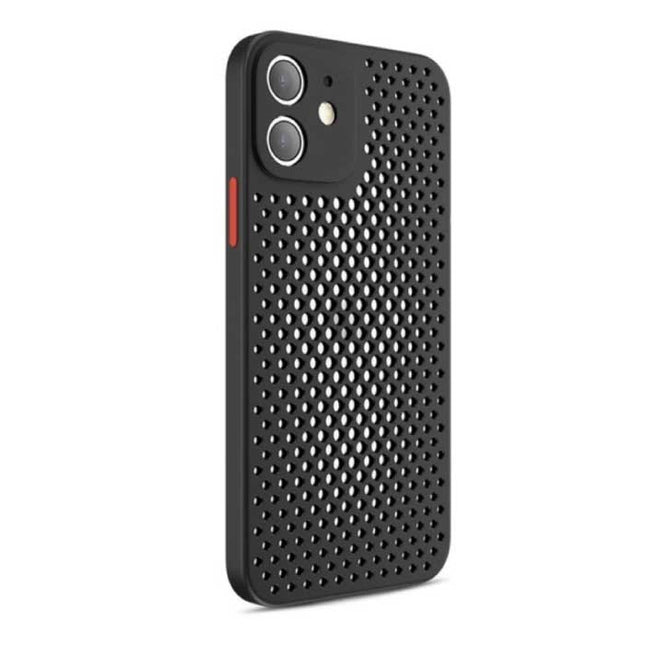 iPhone 6S - Ultra Slank Hoesje Warmteafvoer Cover Case Zwart