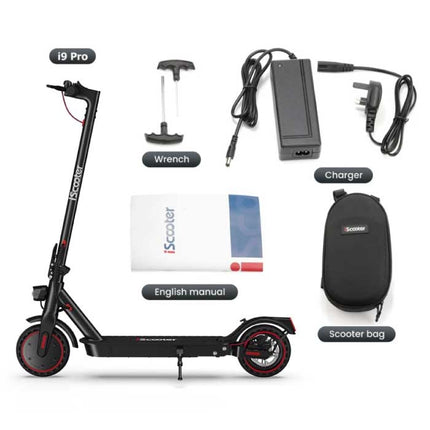 I9 Max Vouwbare Elektrische Scooter - Off-Road Smart E Step met App - 500W - 25 km/u - 8.5 inch Wielen - Zwart
