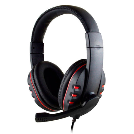 Wired  Gaming Koptelefoon Headset Headphones Over Ear met Microfoon Rood