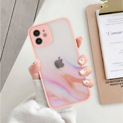 iPhone 11 Pro Bumper Hoesje met Print - Case Cover Silicone TPU Anti-Shock Roze