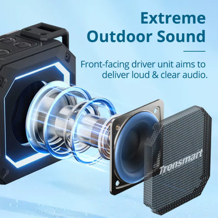 Groove 2 Draadloze Douche Luidspreker - IPX7 Waterdicht - Bluetooth 5.3 Dual EQ TWS Boom Box - Zwart