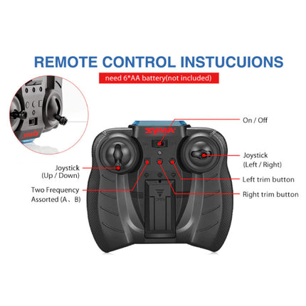 W25 Falcon Mini RC Drone Helikopter Speelgoed Gyro Lampjes Geel