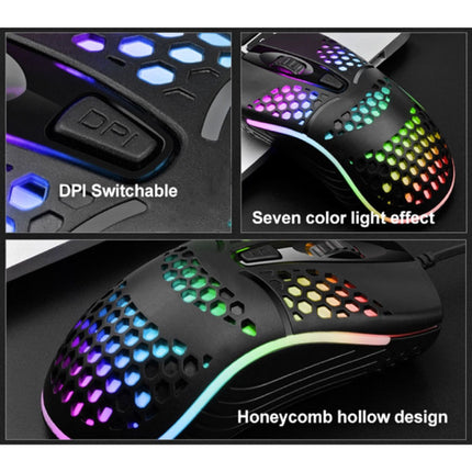 Optische Gaming Muis Bedraad - Tweehandig en Ergonomisch met DPI Aanpassing  tot 2400 DPI - Zwart