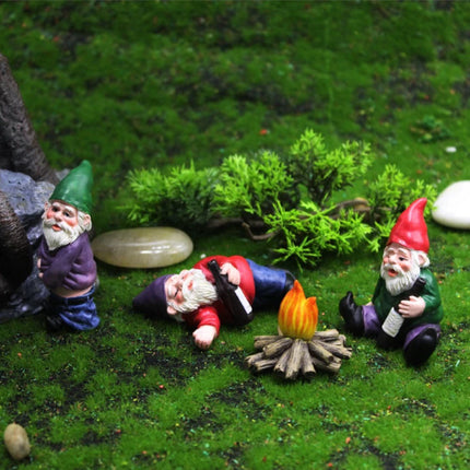 Ondeugende Tuinkabouter - Decor Standbeeld Ornament Hars Tuin Bureau