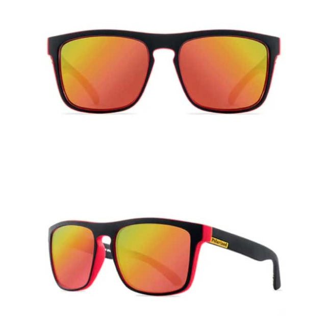 Gepolariseerde Zonnebril - Retro Driving Shades Klassiek Oranje
