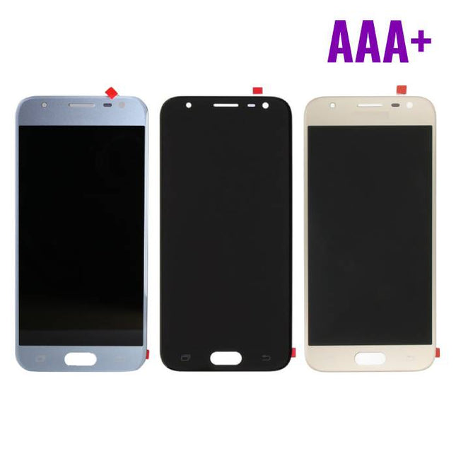 Samsung Galaxy J3 J330 2017 Scherm (Touchscreen + AMOLED + Onderdelen) AAA+ Kwaliteit - Zwart/Lichtblauw/Goud