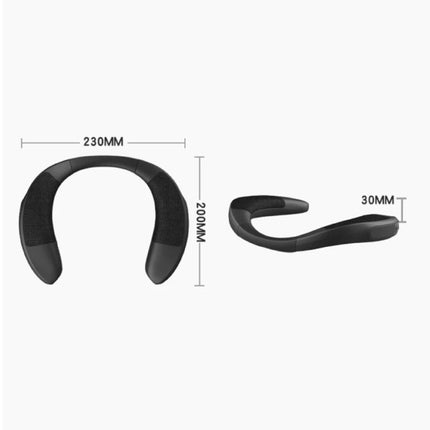 EBS-909 Draadloze Nekband Luidspreker - Bluetooth 5.0  Soundbar - Zwart