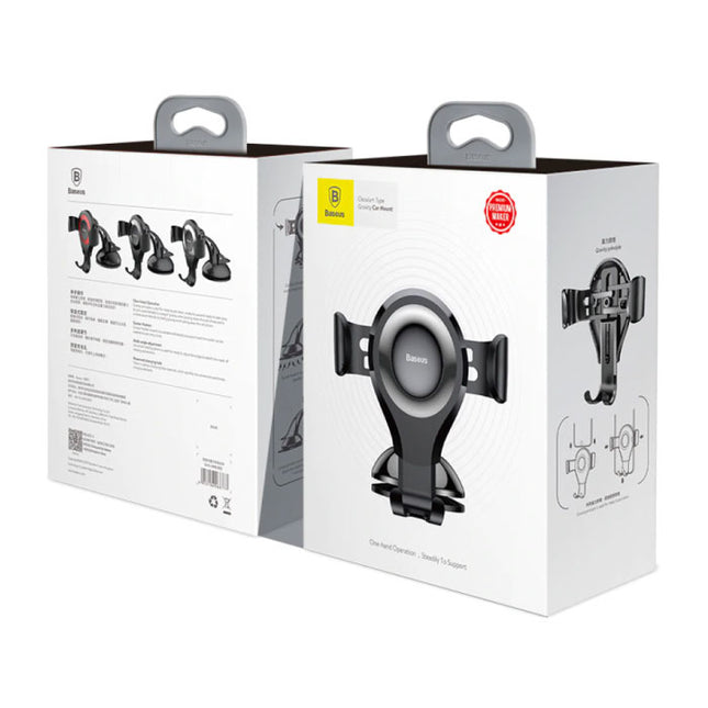 Universele Telefoonhouder Auto met Dashboard Standaard - Smartphone Holder Zwart