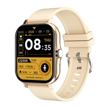 GT20 Smartwatch met Siliconen Bandje - Sport Activity Tracker Horloge Zwart