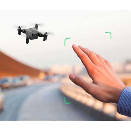 4D-V2 Mini RC Drone met Camera - Pocket Quadcopter Speelgoed met Gyro Stabilistatie Zwart