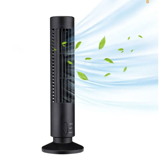 Bladloze Toren Ventilator - Draagbare Koelventilator Energiebesparend Zwart