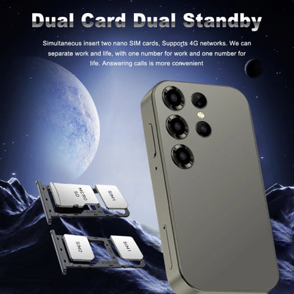 S24U Mini Smartphone - 2 GB RAM - 16 GB Opslag - Dual SIM - 2250mAh Batterij - Zwart