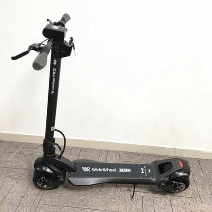 WideWheel Pro Vouwbare Elektrische Scooter - Off-Road Smart E Step Ultralicht - 500W - 45 km/u - 8 inch Brede Wielen - Zwart 
