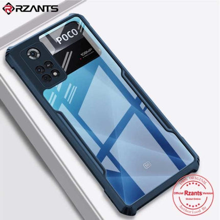 Xiaomi Poco X4 Pro Transparant Bumper Hoesje Case Cover Silicone TPU Anti-Shock Zwart
