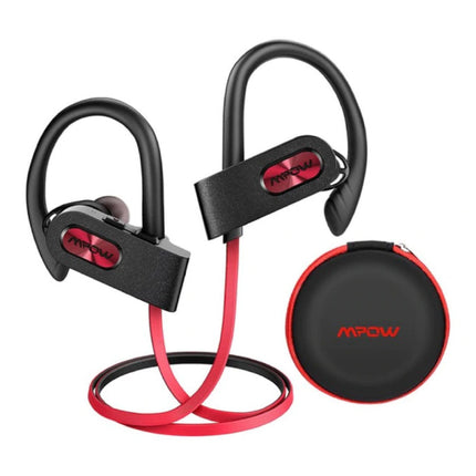 Flame 2 TWS Draadloze Oortjes met Oorhaak Bluetooth 5.0 Ear Wireless Buds Earphones Earbuds 150mAh Oortelefoon Rood