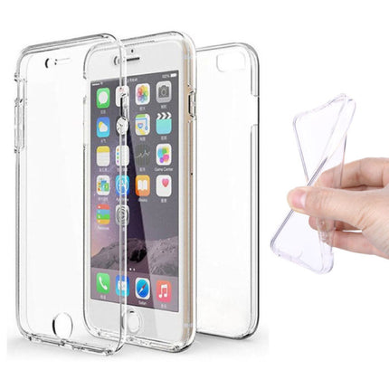 iPhone 6S Full Body 360° Transparant TPU Silicone Hoesje + PET Screenprotector