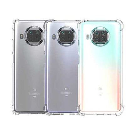 Xiaomi Mi 10T Transparant Bumper Hoesje - Clear Case Cover Silicone TPU Anti-Shock