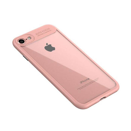 iPhone 8 Plus - Auto Focus Armor Case Cover Cas Silicone TPU Hoesje Roze