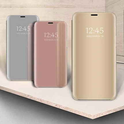 Oppo A5 2020 Smart Spiegel Flip Case Cover Hoesje Zwart