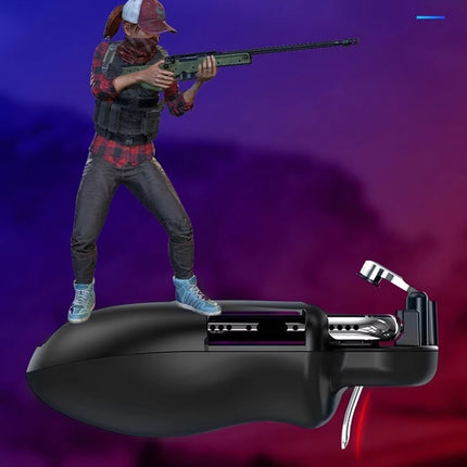 Mobiele Gaming Controller voor PUBG - Koelventilator - Trigger Key & Grip - Gamepad - Zwart