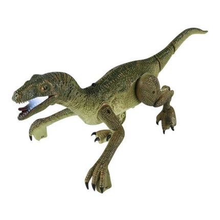 RC Velociraptor Dinosaurus met Afstandsbediening - Speelgoed Bestuurbaar Robot Groen