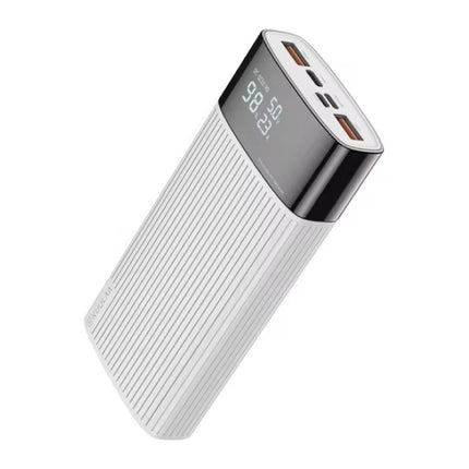 Powerbank 20.000mAh - QC/PD 3.0 met 3 Oplaadpoorten - Noodaccu Batterij Oplader - Wit