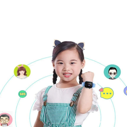 Kids Smartwatch met GPS Tracker - Voor Kinderen Smartband Smartphone Horloge - Roze