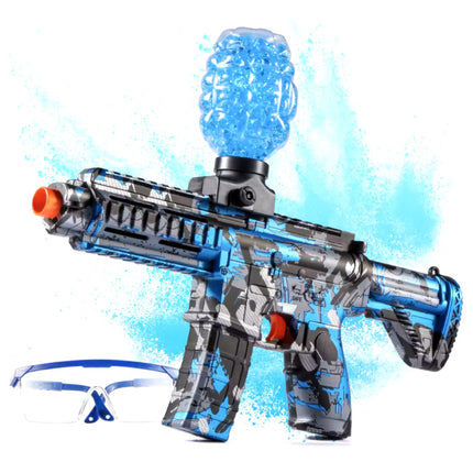 Gel Ball Blaster - M416 Model Speelgoed Soft Shell Foam Shooter - Blauw