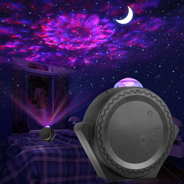 Sterren Projector - Bluetooth Sterrenhemel Muziek Sfeerlamp Tafellamp Zwart
