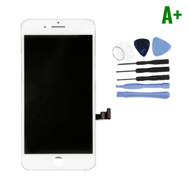 iPhone 8 Plus Scherm (Touchscreen + LCD + Onderdelen) A+ Kwaliteit - Wit + Gereedschap
