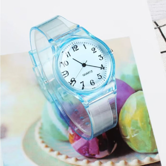 Jelly Horloge voor Dames - Kwarts Uurwerk Silicoon Bandje - Zwart
