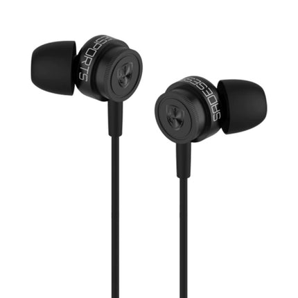 Wings 10 Oordopjes met Microfoon - 3.5mm AUX Oortjes Wired Earphones Oortelefoon Zwart