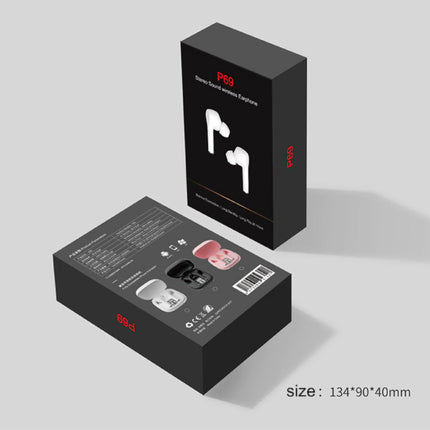 Draadloze Oortjes - Touch Control Oordopjes TWS Bluetooth 5.0 Earphones Earbuds Oortelefoon Zwart