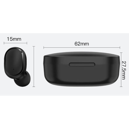 A6S Plus Draadloze Oortjes - Touch Control Oordopjes TWS Bluetooth 5.0 Earphones Earbuds Oortelefoon Zwart