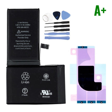 iPhone X Batterij/Accu A+ Kwaliteit + Gereedschap & Batterij Sticker