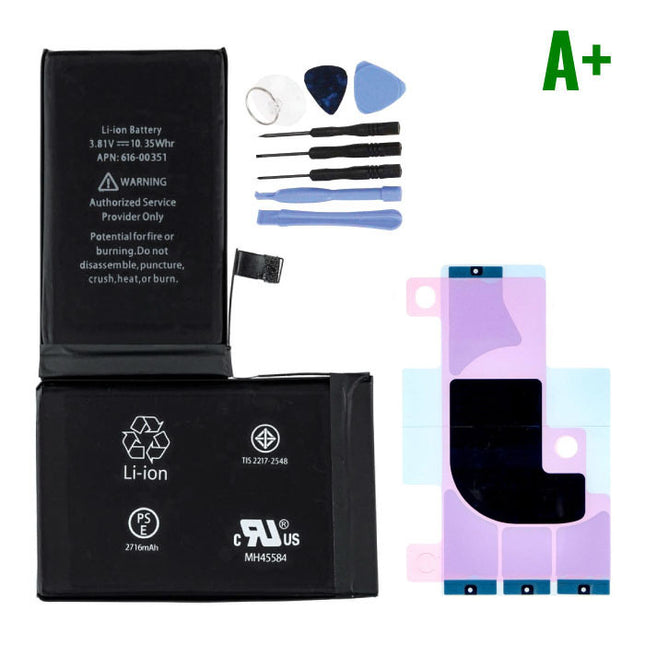 iPhone X Batterij/Accu A+ Kwaliteit + Gereedschap & Batterij Sticker