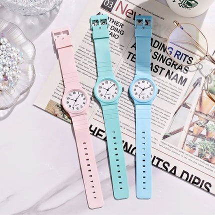 Siliconen Horloge - Kwarts Polshorloge Voor Dames Studenten - Roze