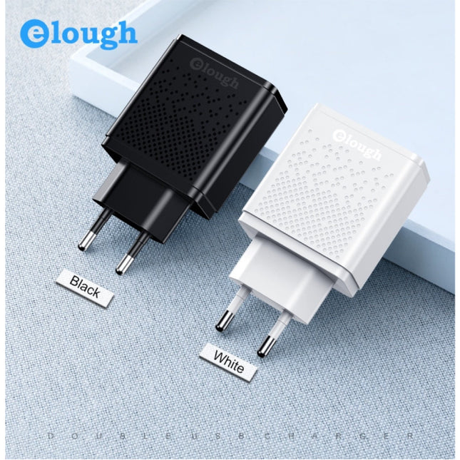 IQ Stekkerlader - 24W AC Thuislader Muur Oplader Adapter Wallcharger  Zwart