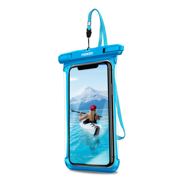 Waterdicht Hoesje voor iPhone / Samsung / Xiaomi - Sport Tasje Zakje Cover Case Armband Jogging Hard Lopen Blauw