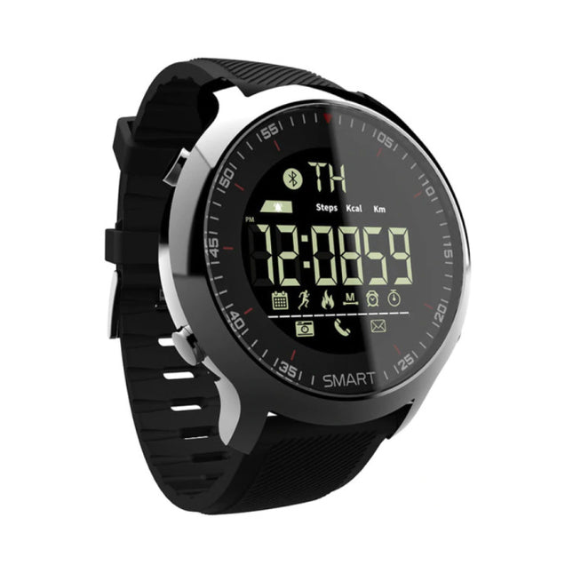 MK18 Waterdichte Sport Smartwatch Fitness Activity Tracker Smartphone Horloge iOS Android iPhone Samsung Huawei Zwart