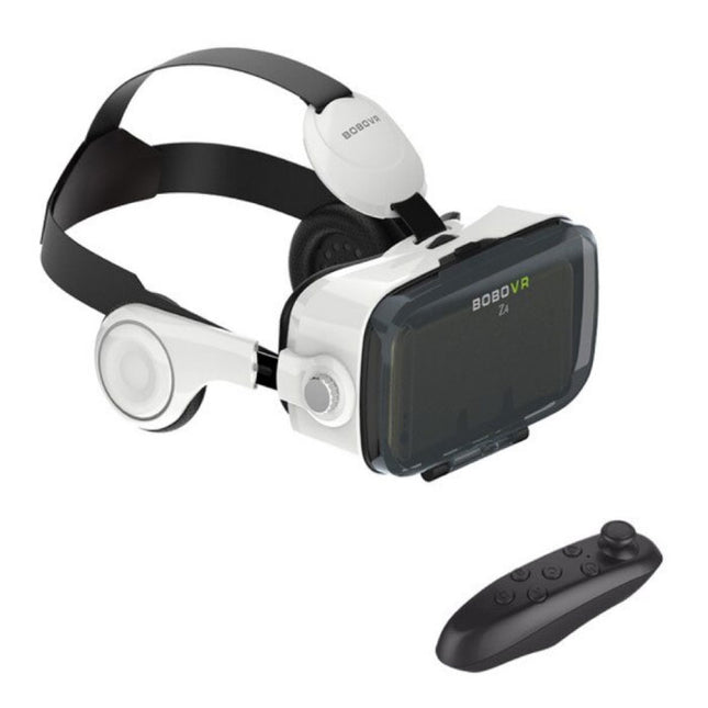 VR Virtual Reality 3D Bril 120° Met Bluetooth Afstandsbediending voor Smartphones Wit