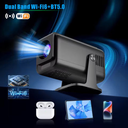 HP320 Mini Projector - 390 ANSI Lumen - Screen Mirroring Beamer Home Media Speler - Zwart