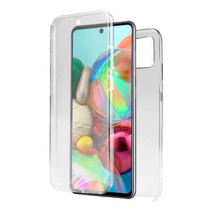 Samsung Galaxy A73 5G Full Body 360° Hoesje - Volledige Bescherming Transparant TPU Silicone Case + PET Screenprotector