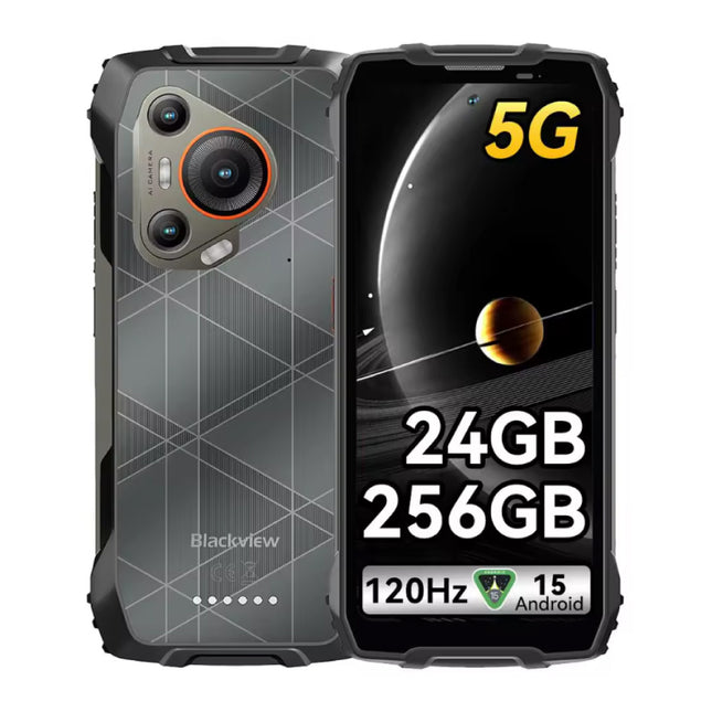 BL7000 Smartphone Outdoor - 24 GB RAM - 256 GB Opslag - 50 MP Camera - 7500mAh Batterij - Zwart
