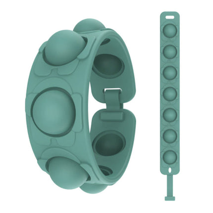 Pop It Armband - Fidget Anti Stress Speelgoed Bubble Toy Siliconen Groen
