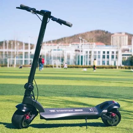 WideWheel Pro Vouwbare Elektrische Scooter - Off-Road Smart E Step Ultralicht - 500W - 45 km/u - 8 inch Brede Wielen - Zwart 