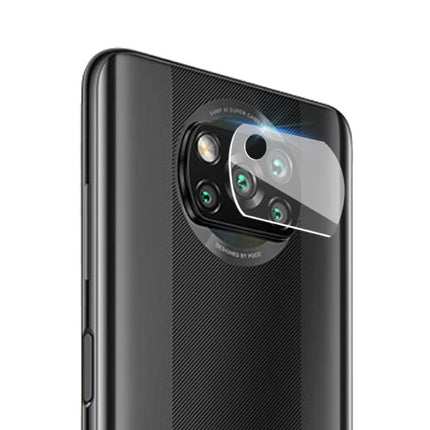 3-Pack Xiaomi Poco X3 Pro Tempered Glass Camera Lens Cover - Shockproof Film Case Bescherming
