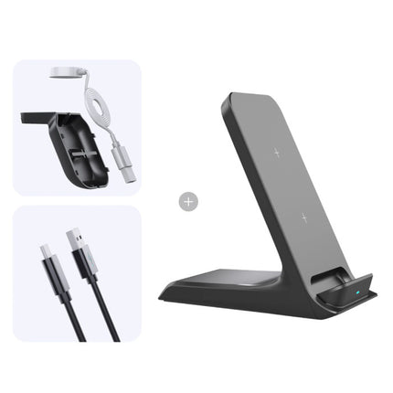 3 in 1 Oplaadstation - Compatibel met Apple iPhone / iWatch / AirPods -  Charging Dock 15W Wireless Pad Wit 