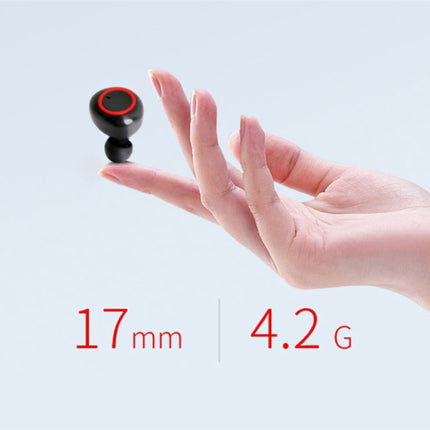 A2 Draadloze Oortjes - Touch Control Oordopjes TWS Bluetooth 5.0 Earphones Earbuds Oortelefoon Zwart-Rood
