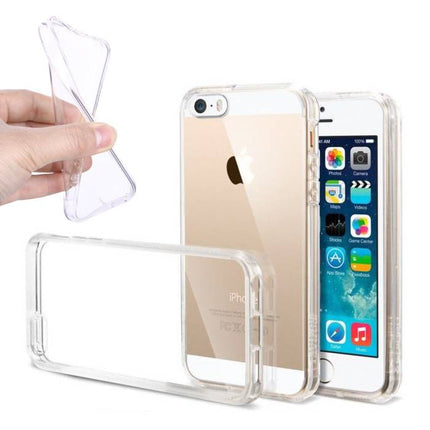 iPhone 5S Transparant Clear Case Cover Silicone TPU Hoesje 